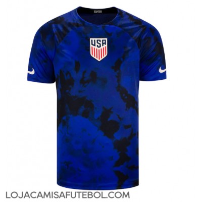 Camisa de Futebol Estados Unidos Equipamento Secundário Mundo 2022 Manga Curta